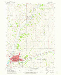 Denison Iowa Historical topographic map, 1:24000 scale, 7.5 X 7.5 Minute, Year 1971