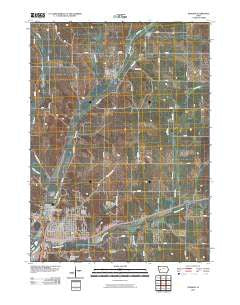 Denison Iowa Historical topographic map, 1:24000 scale, 7.5 X 7.5 Minute, Year 2010
