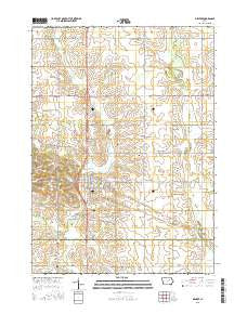 Denver Iowa Current topographic map, 1:24000 scale, 7.5 X 7.5 Minute, Year 2015