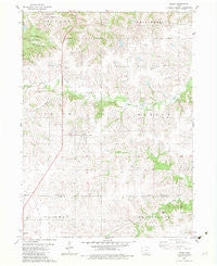 Derby Iowa Historical topographic map, 1:24000 scale, 7.5 X 7.5 Minute, Year 1982