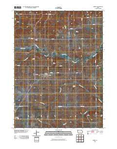 Derby Iowa Historical topographic map, 1:24000 scale, 7.5 X 7.5 Minute, Year 2010