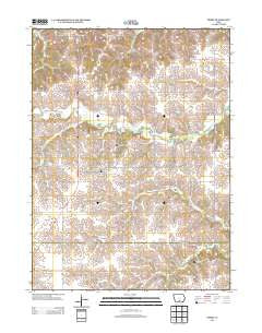 Derby Iowa Historical topographic map, 1:24000 scale, 7.5 X 7.5 Minute, Year 2013