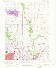 Des Moines NE Iowa Historical topographic map, 1:24000 scale, 7.5 X 7.5 Minute, Year 1956