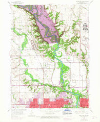 Des Moines NW Iowa Historical topographic map, 1:24000 scale, 7.5 X 7.5 Minute, Year 1956