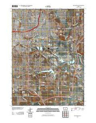 Des Moines SE Iowa Historical topographic map, 1:24000 scale, 7.5 X 7.5 Minute, Year 2010