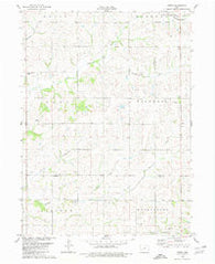 Dewey Iowa Historical topographic map, 1:24000 scale, 7.5 X 7.5 Minute, Year 1980