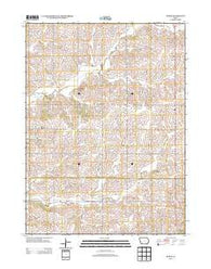 Dewey Iowa Historical topographic map, 1:24000 scale, 7.5 X 7.5 Minute, Year 2013