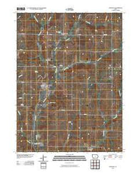 Diagonal Iowa Historical topographic map, 1:24000 scale, 7.5 X 7.5 Minute, Year 2010