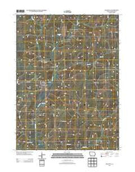 Diagonal Iowa Historical topographic map, 1:24000 scale, 7.5 X 7.5 Minute, Year 2013