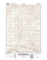 Dickens Iowa Historical topographic map, 1:24000 scale, 7.5 X 7.5 Minute, Year 2013