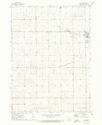 Dike Iowa Historical topographic map, 1:24000 scale, 7.5 X 7.5 Minute, Year 1971