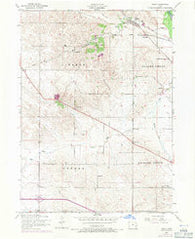 Dixon Iowa Historical topographic map, 1:24000 scale, 7.5 X 7.5 Minute, Year 1953