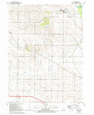 Dixon Iowa Historical topographic map, 1:24000 scale, 7.5 X 7.5 Minute, Year 1991