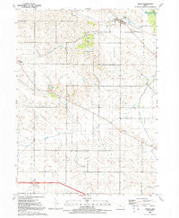 Dixon Iowa Historical topographic map, 1:24000 scale, 7.5 X 7.5 Minute, Year 1991