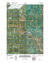 Dolliver Iowa Historical topographic map, 1:24000 scale, 7.5 X 7.5 Minute, Year 2010