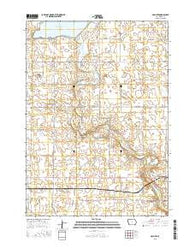 Dolliver Iowa Current topographic map, 1:24000 scale, 7.5 X 7.5 Minute, Year 2015