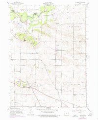 Donahue Iowa Historical topographic map, 1:24000 scale, 7.5 X 7.5 Minute, Year 1953