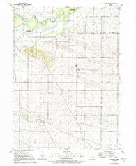 Donahue Iowa Historical topographic map, 1:24000 scale, 7.5 X 7.5 Minute, Year 1991