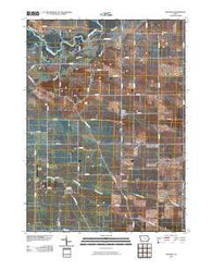 Donahue Iowa Historical topographic map, 1:24000 scale, 7.5 X 7.5 Minute, Year 2010