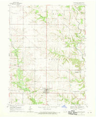 Donnellson Iowa Historical topographic map, 1:24000 scale, 7.5 X 7.5 Minute, Year 1968