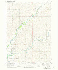 Doon Iowa Historical topographic map, 1:24000 scale, 7.5 X 7.5 Minute, Year 1971