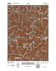 Dorchester Iowa Historical topographic map, 1:24000 scale, 7.5 X 7.5 Minute, Year 2010