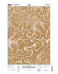 Dorchester Iowa Current topographic map, 1:24000 scale, 7.5 X 7.5 Minute, Year 2015