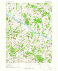 Douds Iowa Historical topographic map, 1:24000 scale, 7.5 X 7.5 Minute, Year 1965