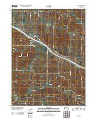 Douds Iowa Historical topographic map, 1:24000 scale, 7.5 X 7.5 Minute, Year 2010
