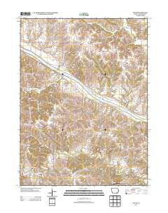 Douds Iowa Historical topographic map, 1:24000 scale, 7.5 X 7.5 Minute, Year 2013