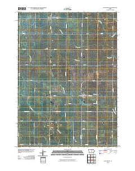 Dougherty Iowa Historical topographic map, 1:24000 scale, 7.5 X 7.5 Minute, Year 2010