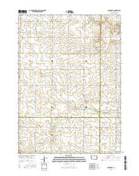 Dougherty Iowa Current topographic map, 1:24000 scale, 7.5 X 7.5 Minute, Year 2015