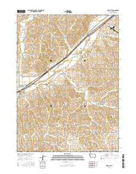 Dow City Iowa Current topographic map, 1:24000 scale, 7.5 X 7.5 Minute, Year 2015