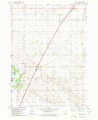 Dows East Iowa Historical topographic map, 1:24000 scale, 7.5 X 7.5 Minute, Year 1979