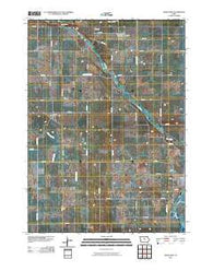 Dows West Iowa Historical topographic map, 1:24000 scale, 7.5 X 7.5 Minute, Year 2010