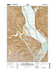Dubuque North Iowa Current topographic map, 1:24000 scale, 7.5 X 7.5 Minute, Year 2015