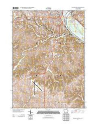 Dubuque South Iowa Historical topographic map, 1:24000 scale, 7.5 X 7.5 Minute, Year 2013