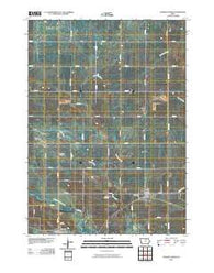 Dumont North Iowa Historical topographic map, 1:24000 scale, 7.5 X 7.5 Minute, Year 2010