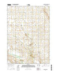 Dumont North Iowa Current topographic map, 1:24000 scale, 7.5 X 7.5 Minute, Year 2015