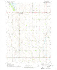 Duncan Iowa Historical topographic map, 1:24000 scale, 7.5 X 7.5 Minute, Year 1972