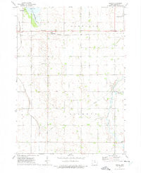 Duncan Iowa Historical topographic map, 1:24000 scale, 7.5 X 7.5 Minute, Year 1972