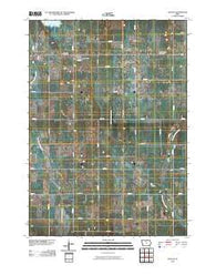 Duncan Iowa Historical topographic map, 1:24000 scale, 7.5 X 7.5 Minute, Year 2010