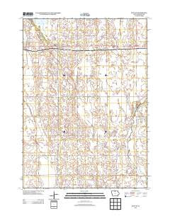 Duncan Iowa Historical topographic map, 1:24000 scale, 7.5 X 7.5 Minute, Year 2013