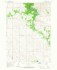 Dundee Iowa Historical topographic map, 1:24000 scale, 7.5 X 7.5 Minute, Year 1965