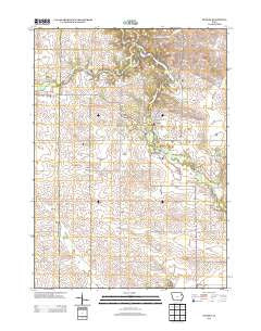 Dundee Iowa Historical topographic map, 1:24000 scale, 7.5 X 7.5 Minute, Year 2013