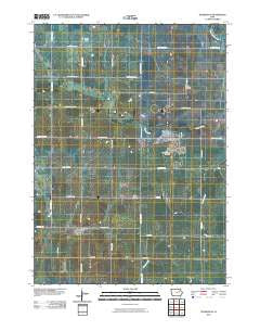Dunkerton Iowa Historical topographic map, 1:24000 scale, 7.5 X 7.5 Minute, Year 2010