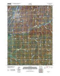Dunlap Iowa Historical topographic map, 1:24000 scale, 7.5 X 7.5 Minute, Year 2010