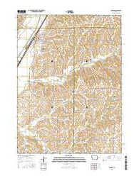 Dunlap Iowa Current topographic map, 1:24000 scale, 7.5 X 7.5 Minute, Year 2015