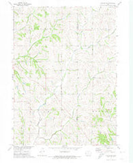 Dunlap NW Iowa Historical topographic map, 1:24000 scale, 7.5 X 7.5 Minute, Year 1971