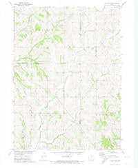 Dunlap NW Iowa Historical topographic map, 1:24000 scale, 7.5 X 7.5 Minute, Year 1971